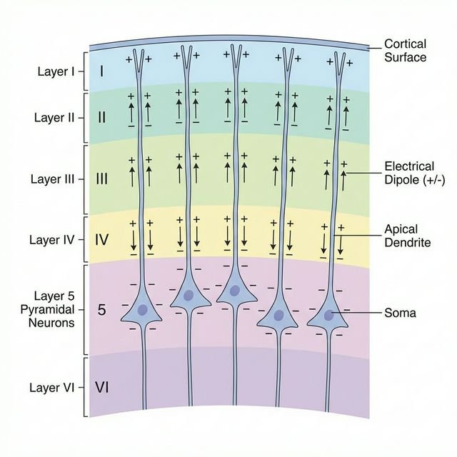 Cortical Layers and Dipoles